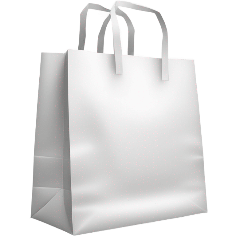 White shopping bag emoji