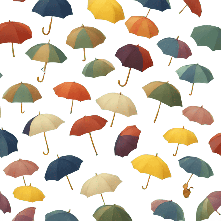 vintage umbrella emoji