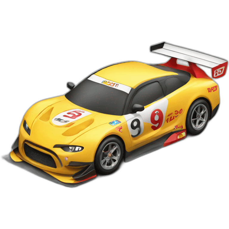 Race car emoji