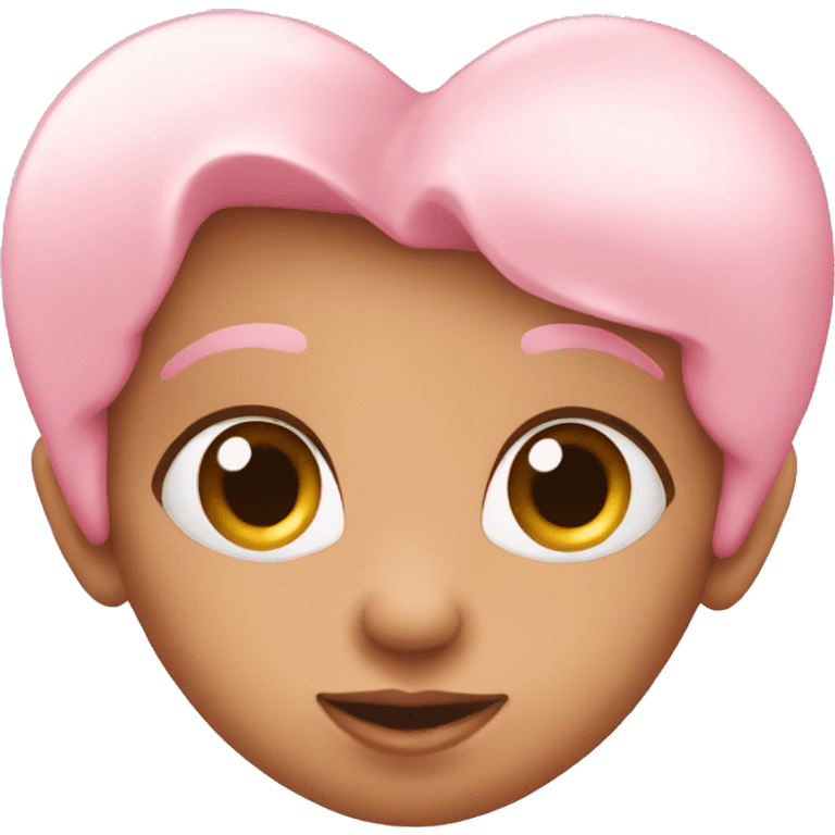 baby pink love heart  emoji