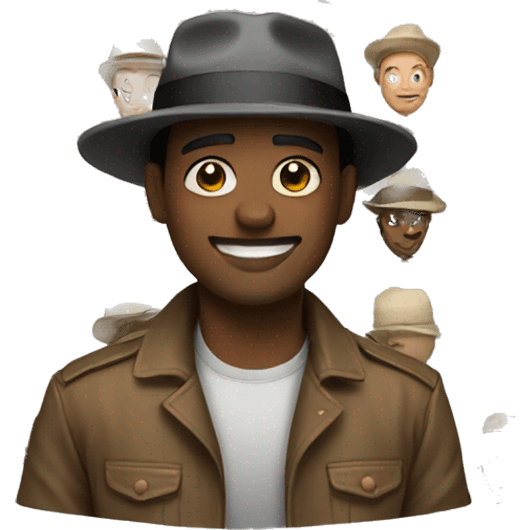 emoji of men with hat emoji