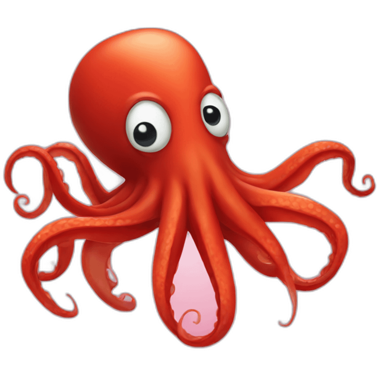 red squid emoji