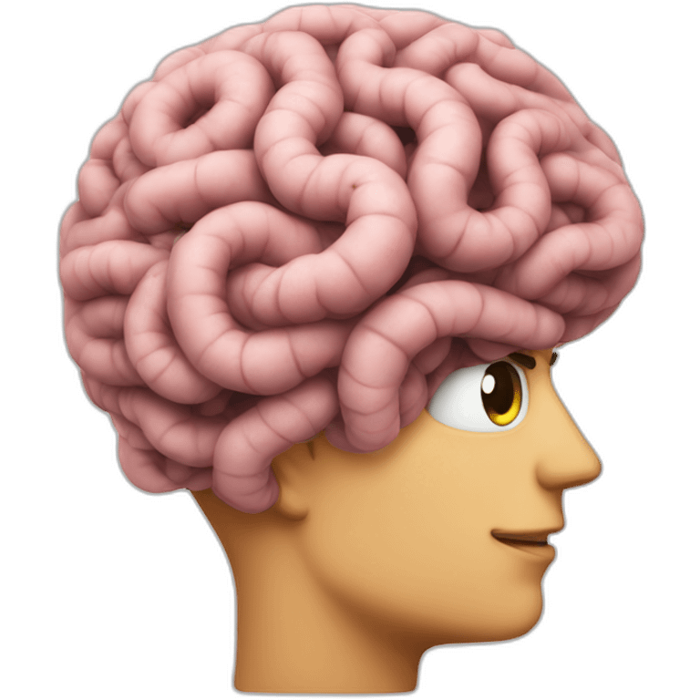 worms on brain emoji