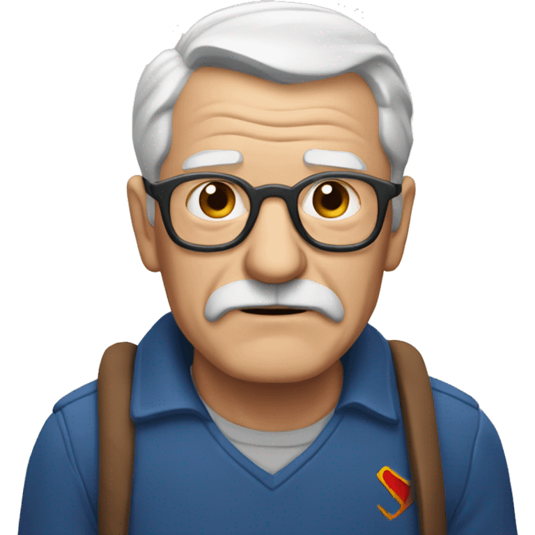 old man super man emoji