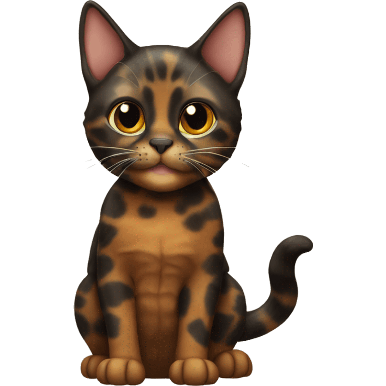 tortoiseshell cat emoji