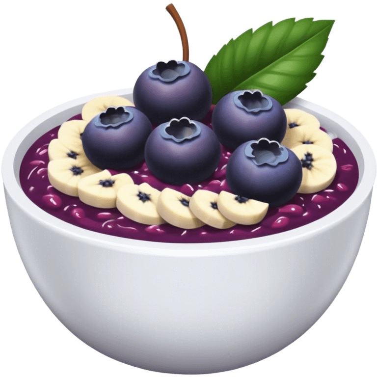 Açai bowl emoji