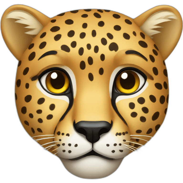 cheetah head emoji