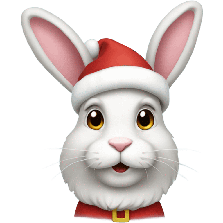 Bunny Santa  emoji