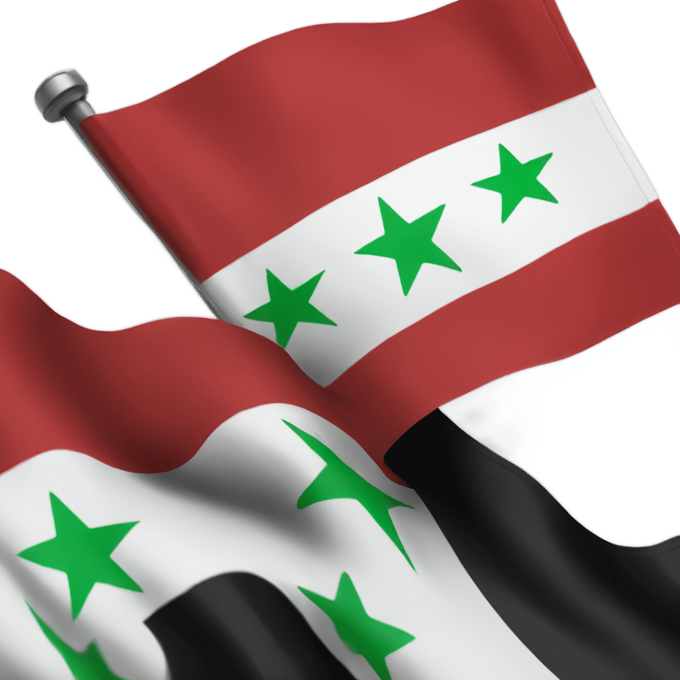 Free syria flag emoji