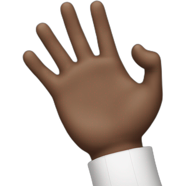 Man raisin hand emoji