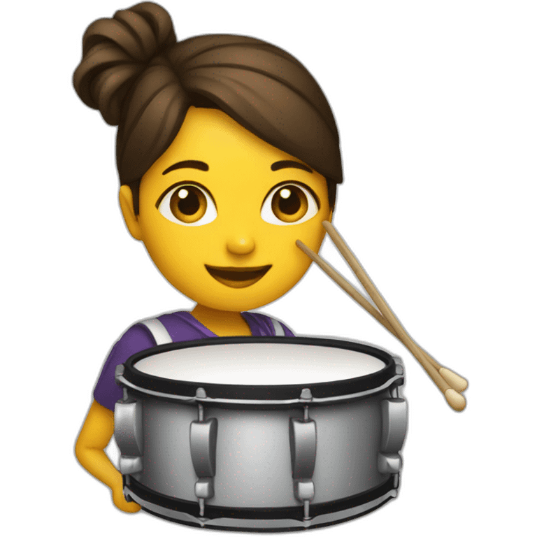 female drumer emoji