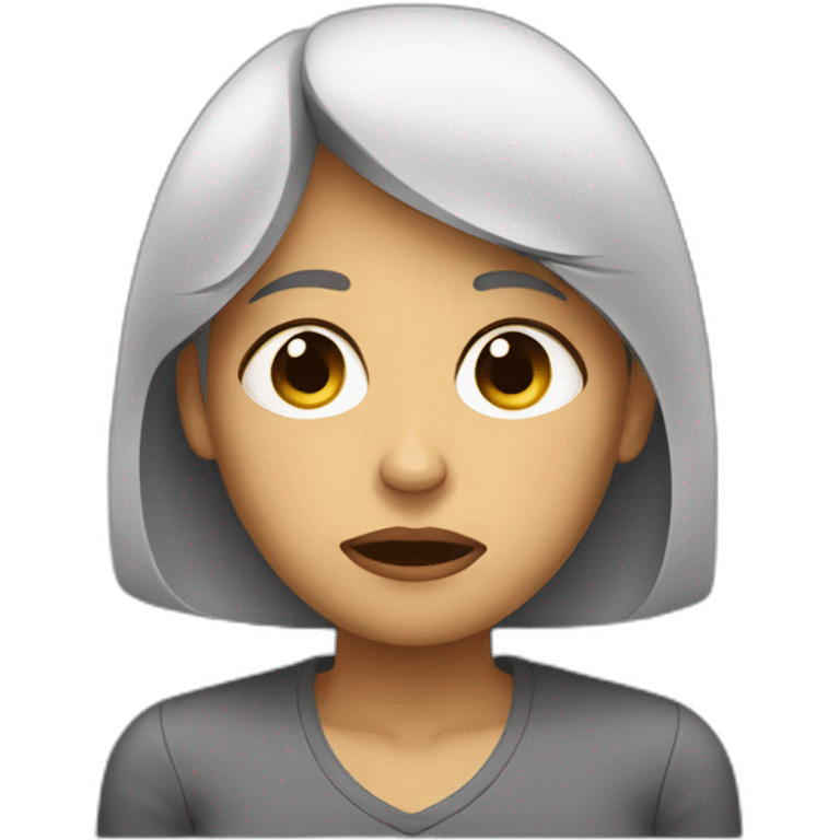 sad woman emoji