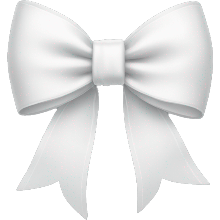 white bow emoji