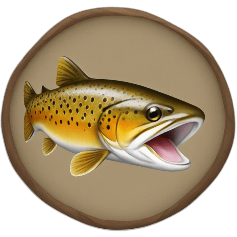 brown trout emoji