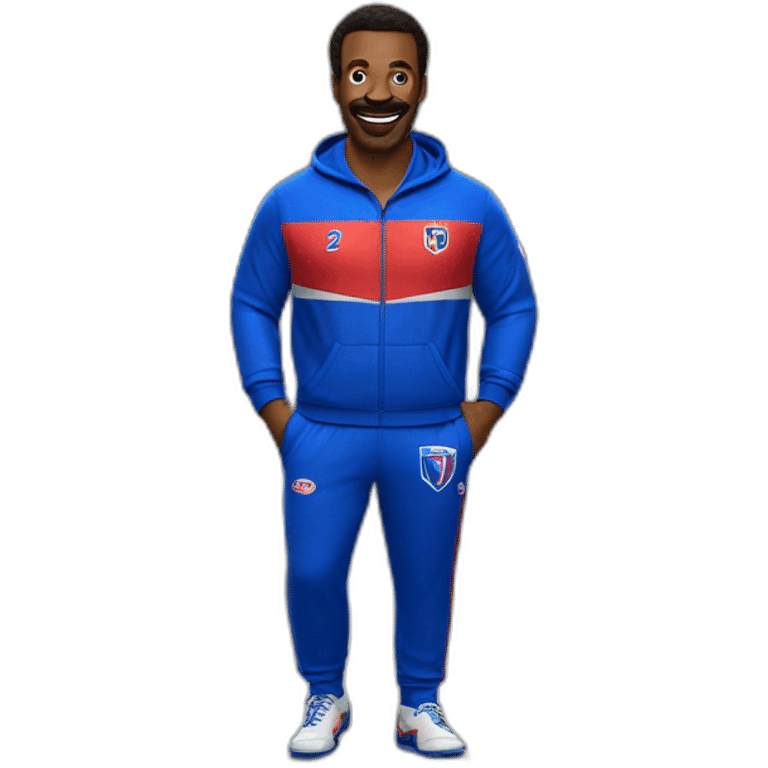 Ted lasso in AFC richmond tracksuit emoji