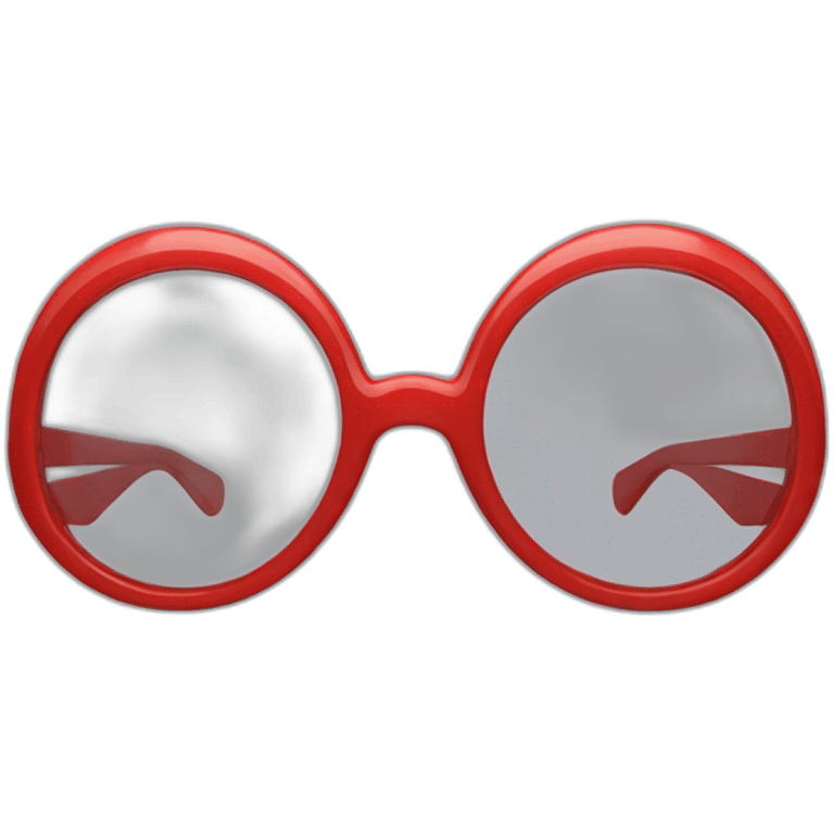 Anne roumanoff lunettes rouges emoji