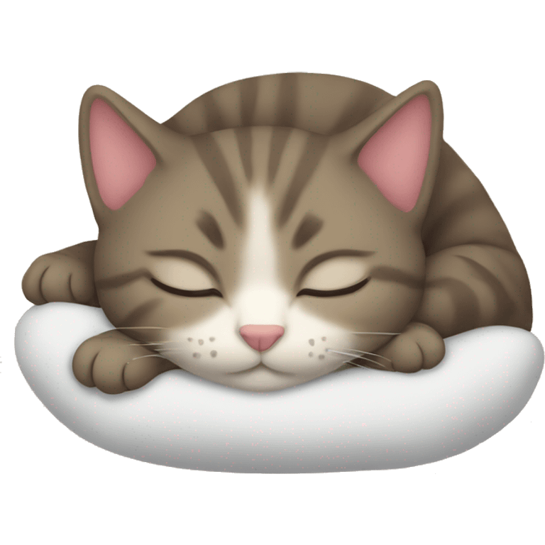 Kitty sleeping  emoji