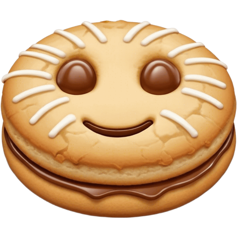 coconut caramel cookie emoji