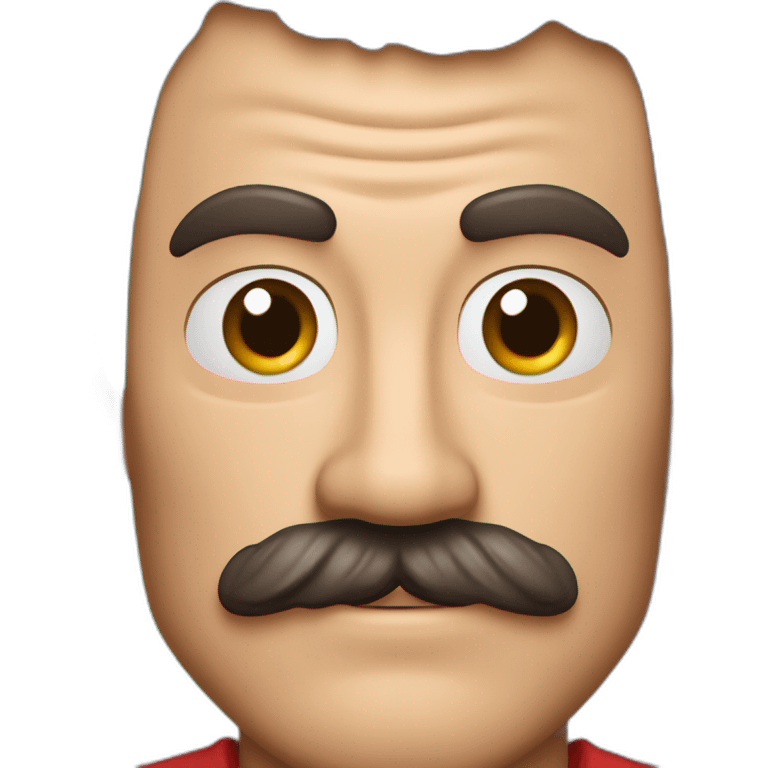 smailing tom selleck with a red bandana emoji