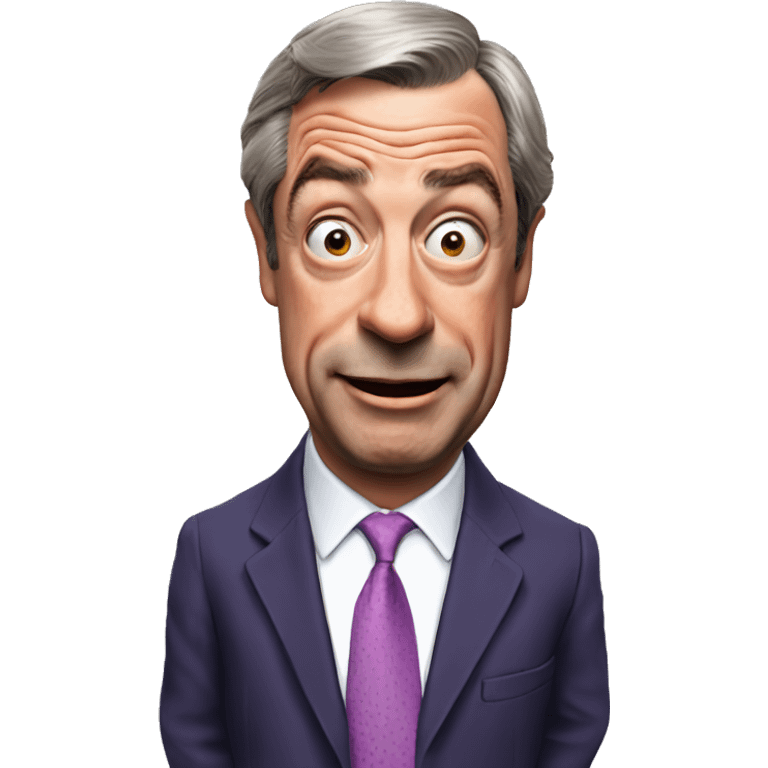 Nigel Farage pog expression emoji