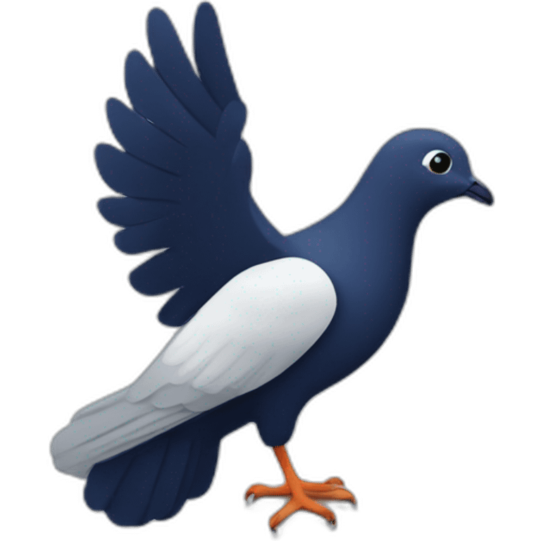 Pigeon Tottenham Hotspur logo emoji