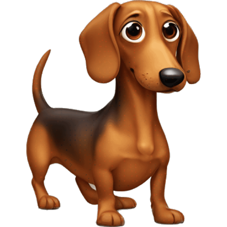 wiener dog emoji