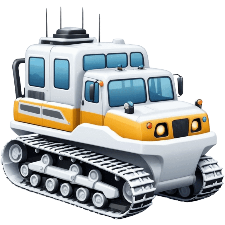 Mountain grooming snowcat  emoji