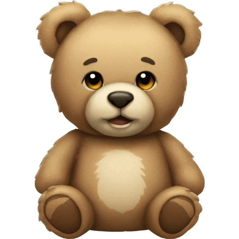 Aesthetic teddy bear emoji