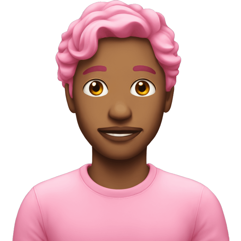 Pink heard emoji