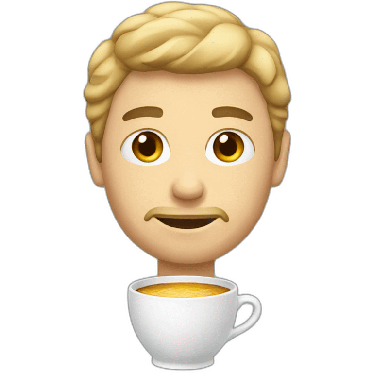 man with cup emoji