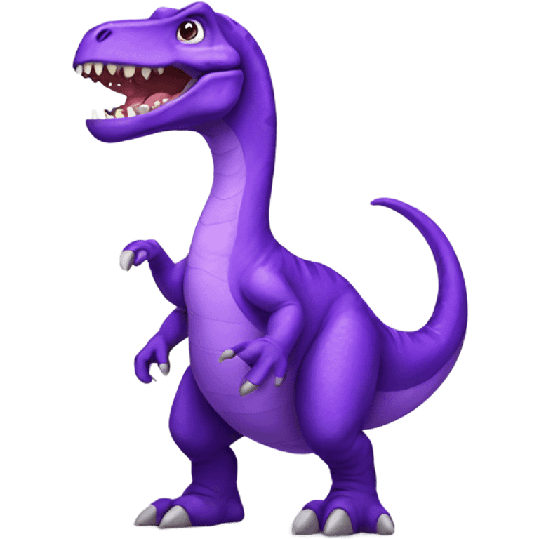 Purple dinosaur  emoji