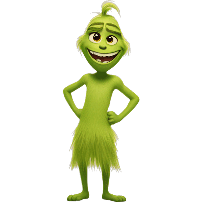 joy ( from inside out ) x grinch has yellow skin emoji