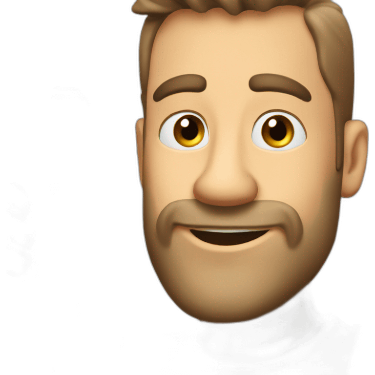 Man drinking Guiness emoji