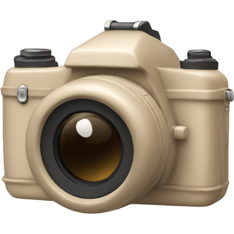 Camera beige emoji