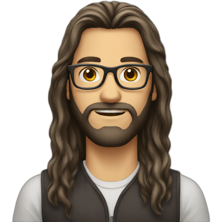 long-hair-male-glasses emoji