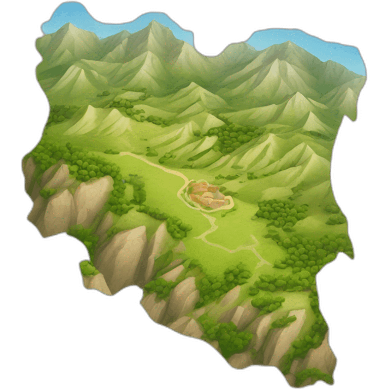 Corsica map emoji