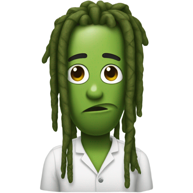 pickle with dreads  emoji