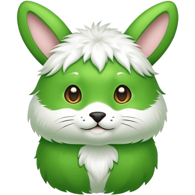 Green labubu emoji