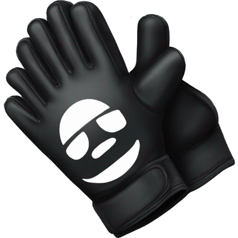 Black box gloves  emoji