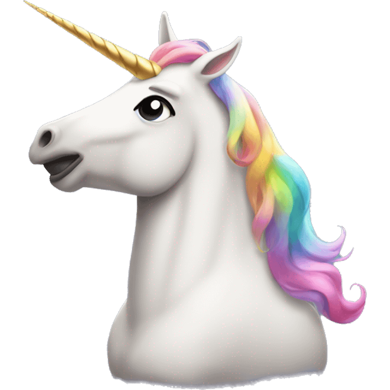 Unicorn mind blown emoji