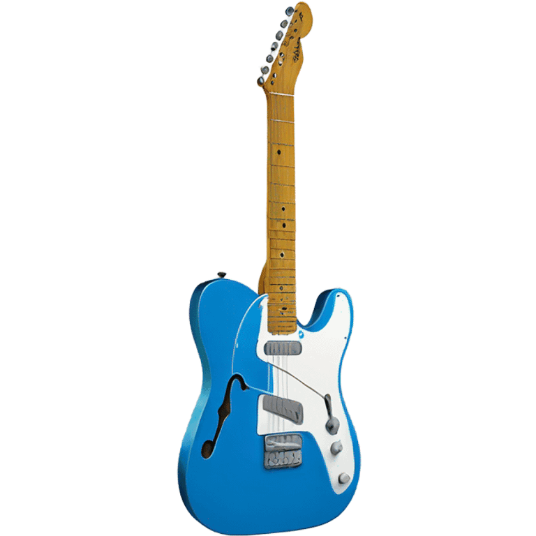 Blue fender telecaster  emoji