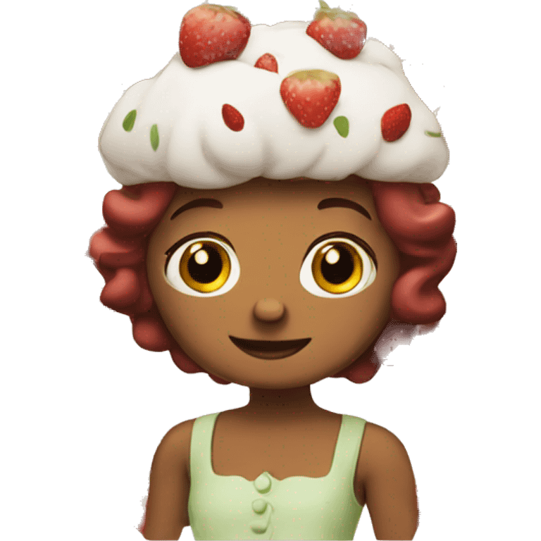 Strawberry shortcake  emoji