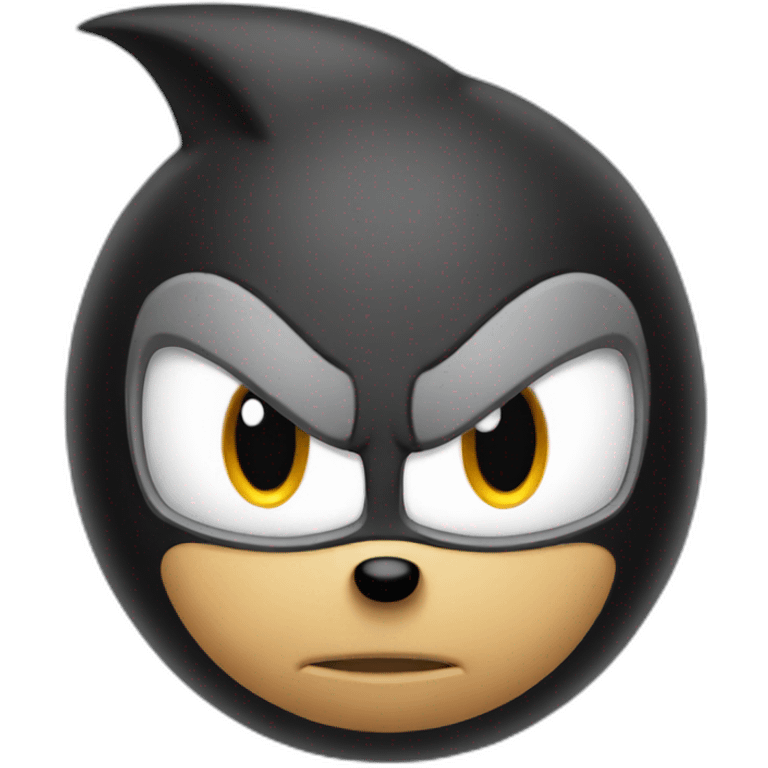 black sonic emoji