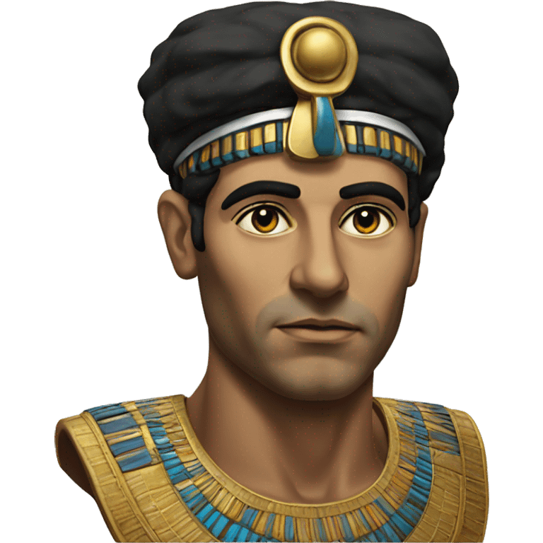 egyptian engenier 1970 photorealistic serious emoji