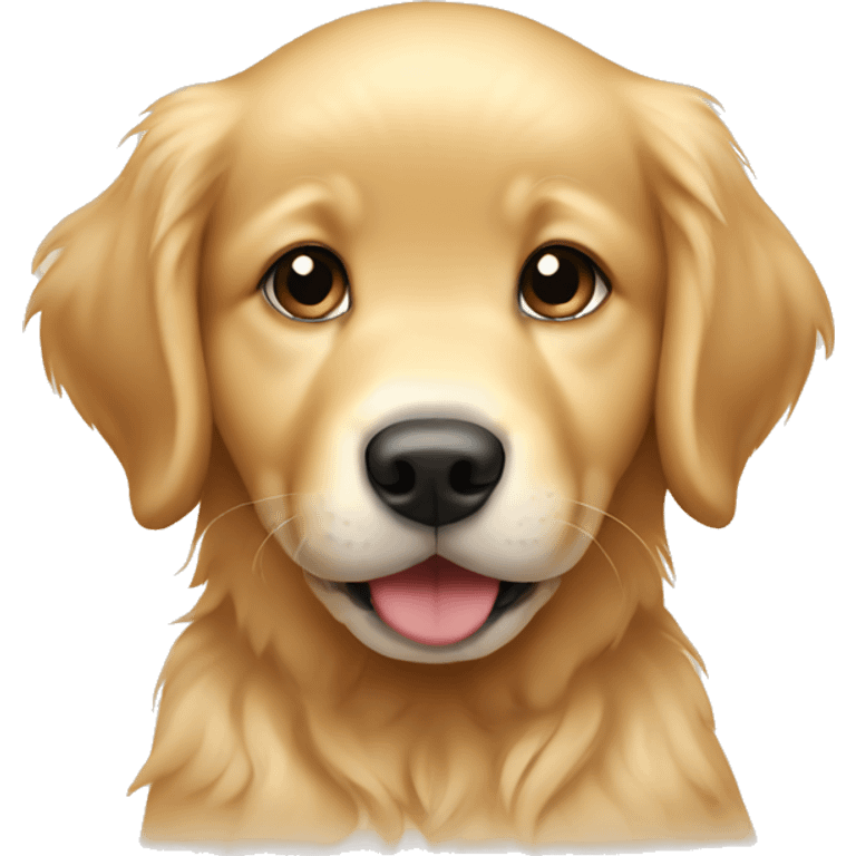 Baby golden retriever  emoji