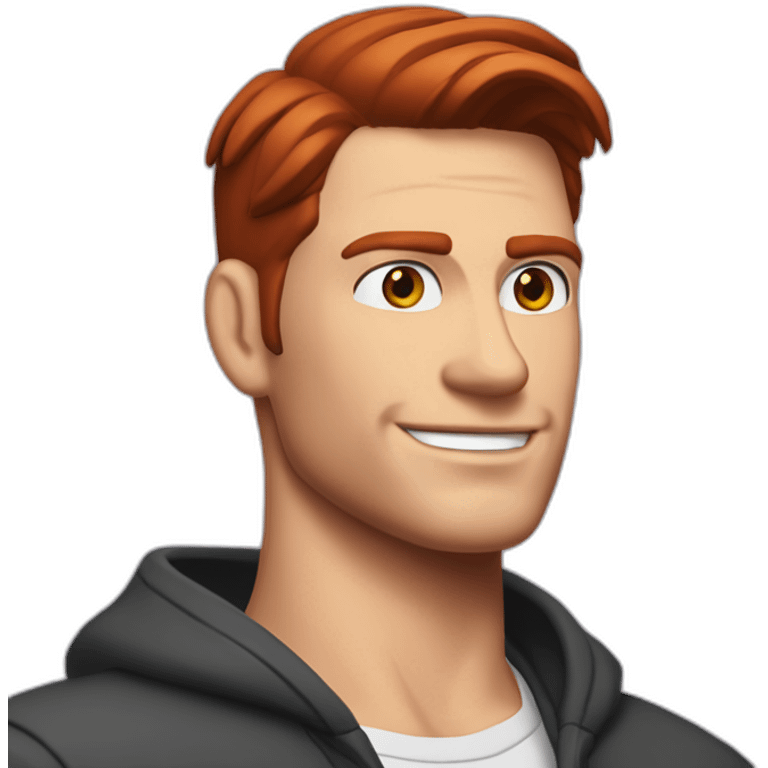 Ryan mcpartlin neatly slicked back red hair emoji