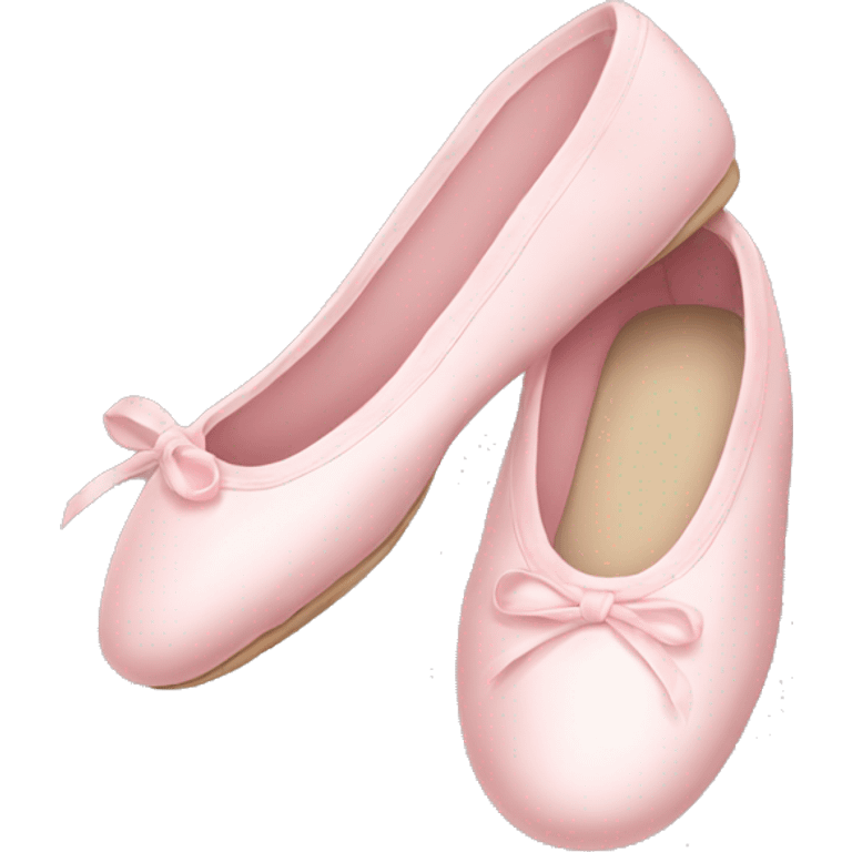 Pale pink ballet shoes emoji