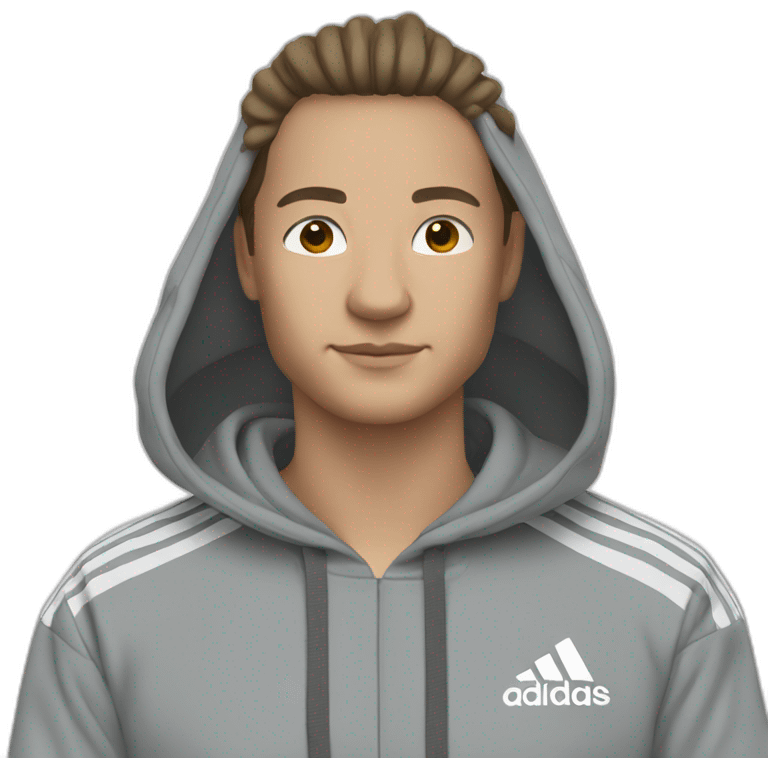 adidas hoodie emoji