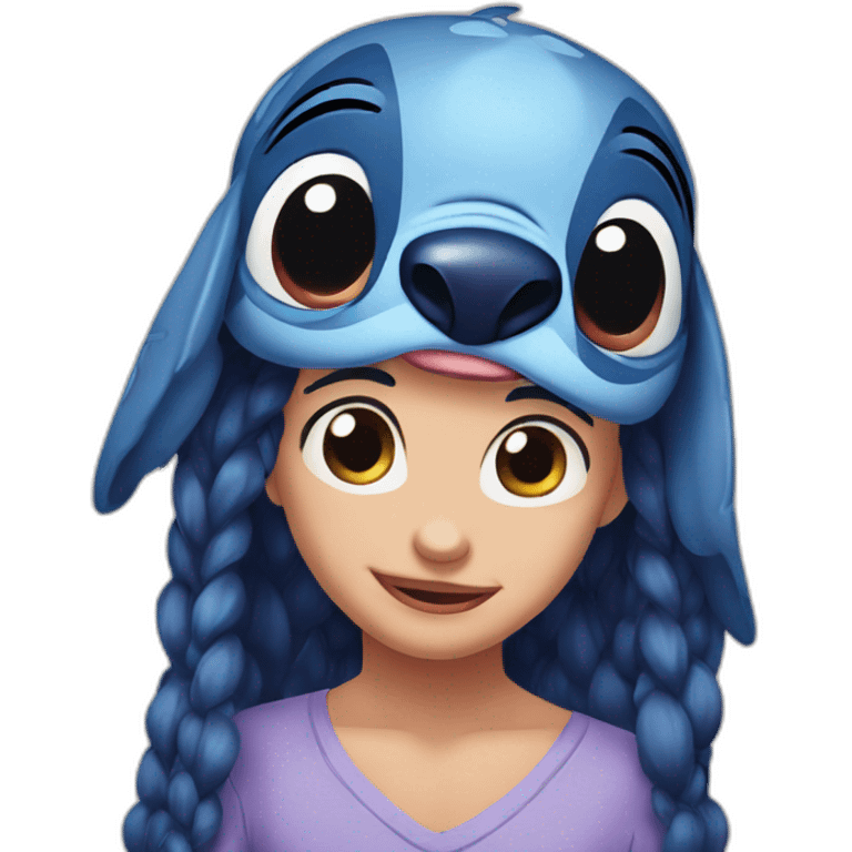 Stitch head from lilo and stitch emoji