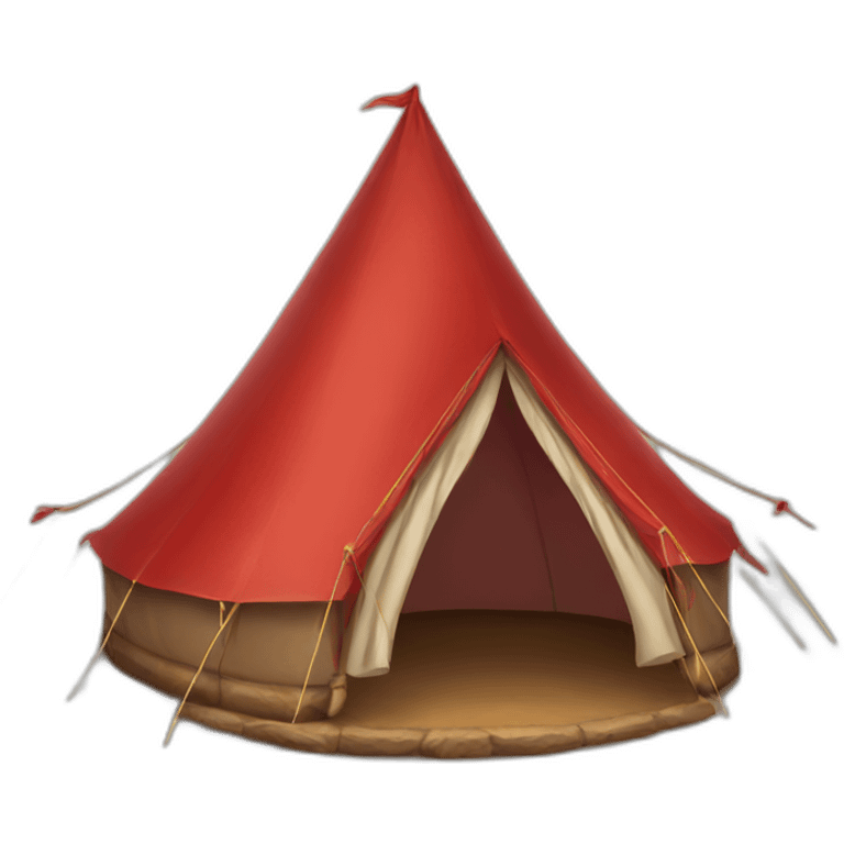 red tent emoji